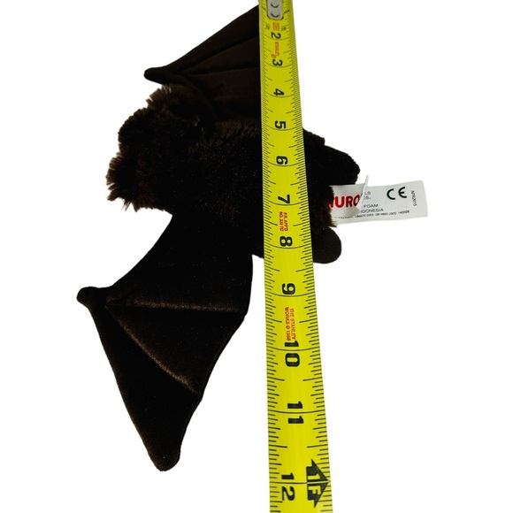 Aurora Brown Bat Plush Stuffed Animal Toy 2015 Realistic Lifelike - Picture 6 of 8